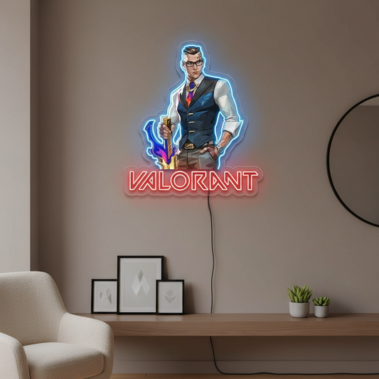 Chamber Valorant Neon Art