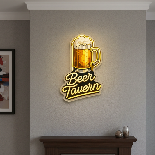 Beer Tavern Neon Art
