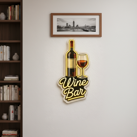 Wine Bar Neon Art