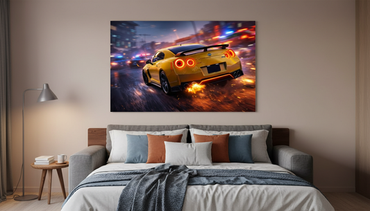 Nissan Skyline Game Mode Led Headlights Frame