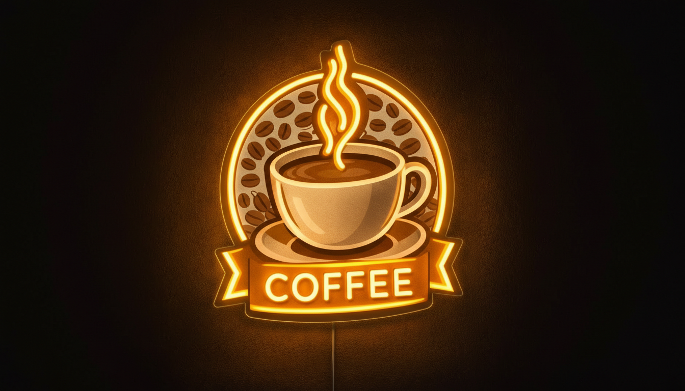 Coffee Neon Art