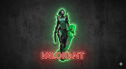 Viper Valorant Neon Art