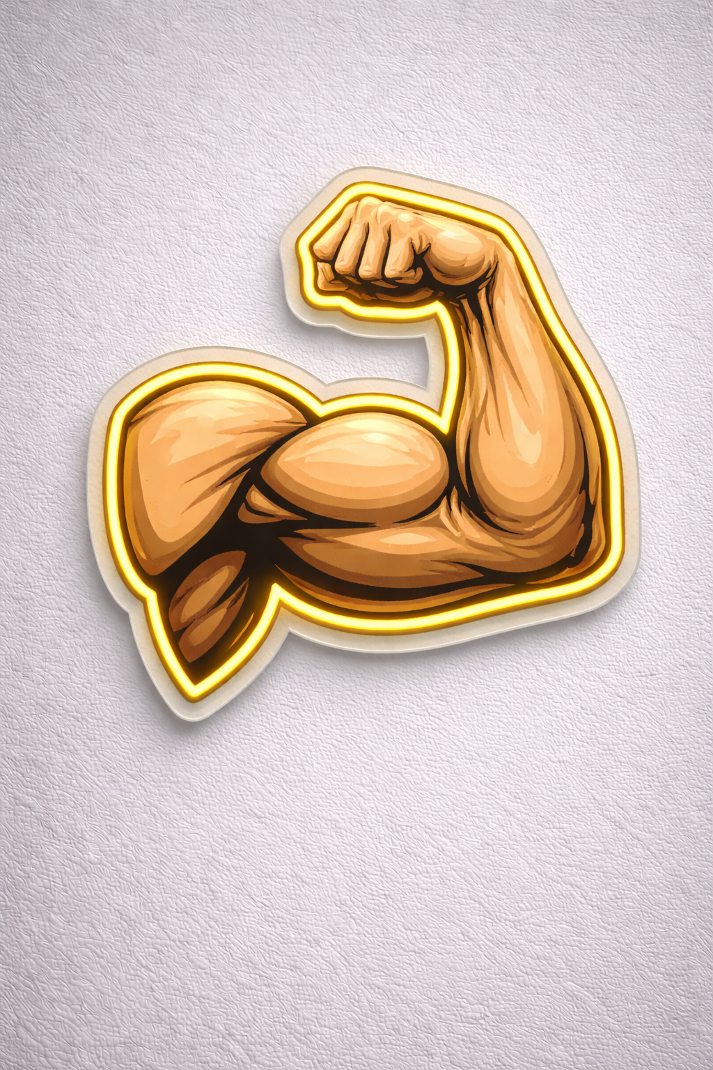 GYM Biceps Neon Art