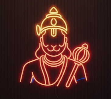 Hanuman Neon Sign