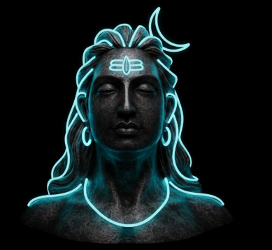 Shiva Neon Art