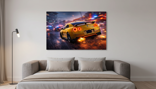 Nissan Skyline Game Mode Led Headlights Frame