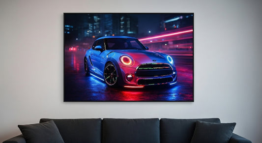 Cyberpunk Mini Cooper Led Headlights Frame