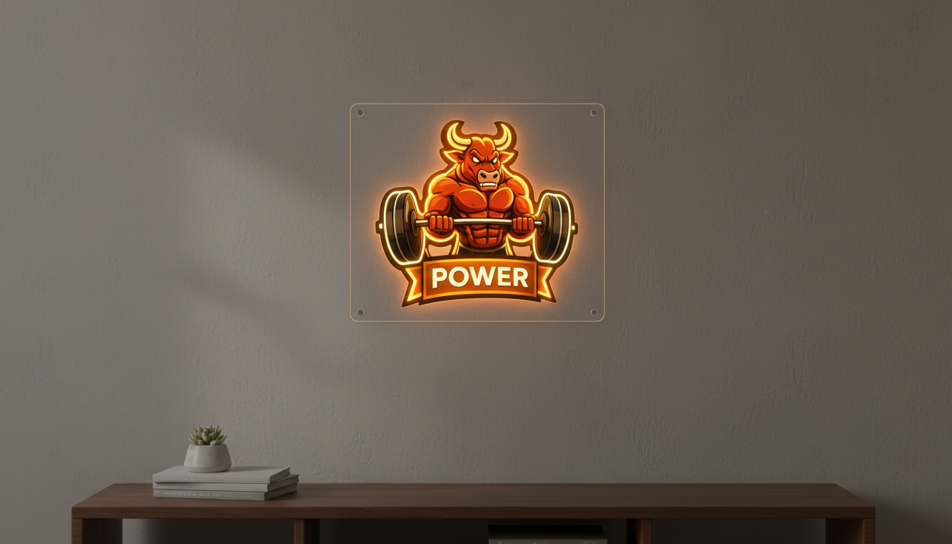 GYM Power Neon Art