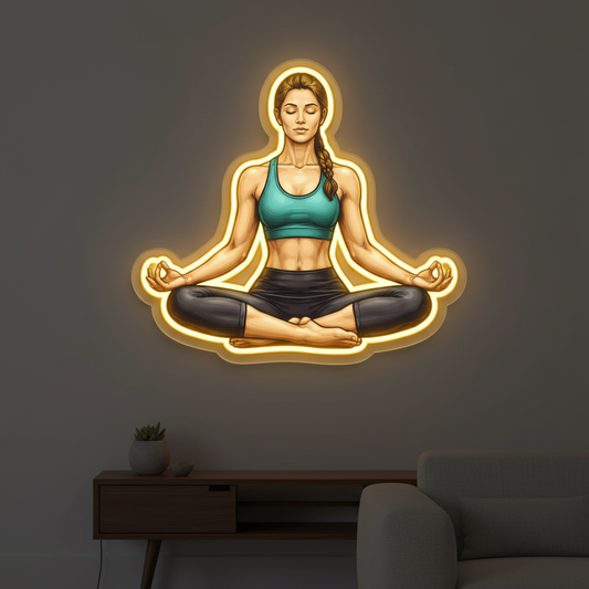 Yoga Neon Art