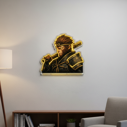 Black Myth Wukong Neon Art 2