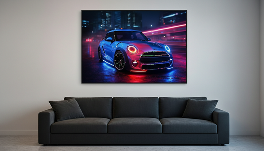 Cyberpunk Mini Cooper Led Headlights Frame