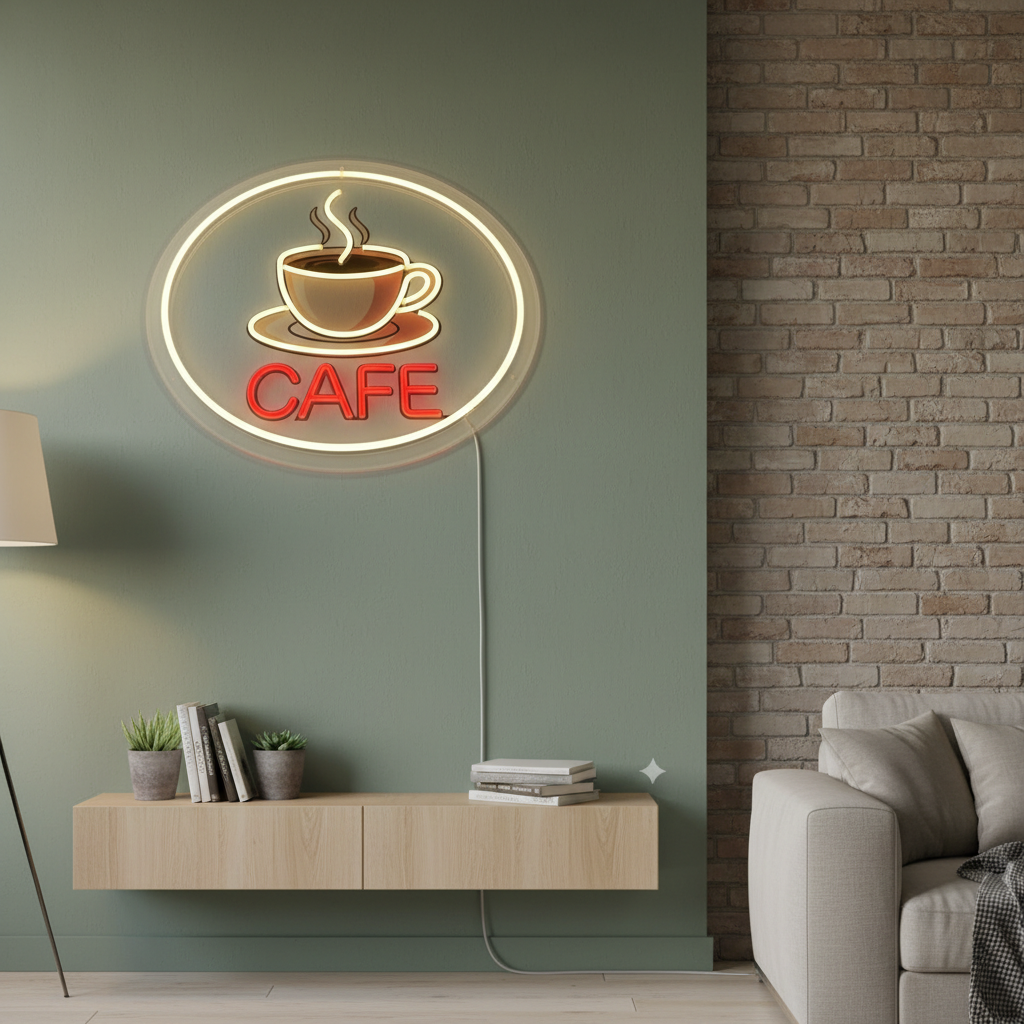 Coffee  Neon Art