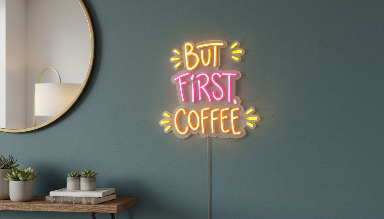 But First Coffee Neon Sign