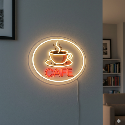 Coffee  Neon Art
