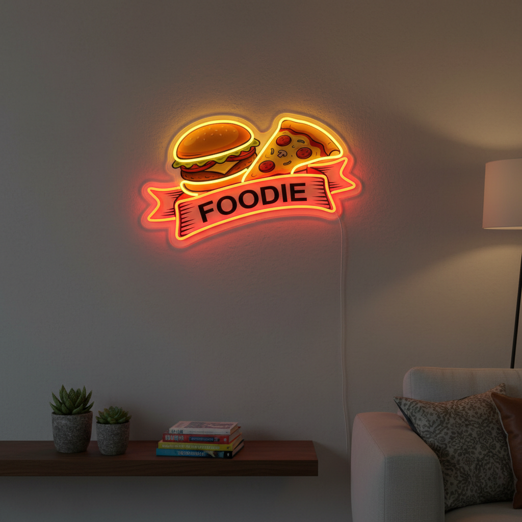 Foodie Neon Art