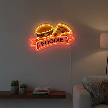 Foodie Neon Art