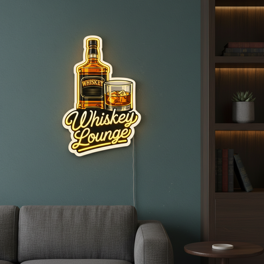 Whisky Lounge Neon Art