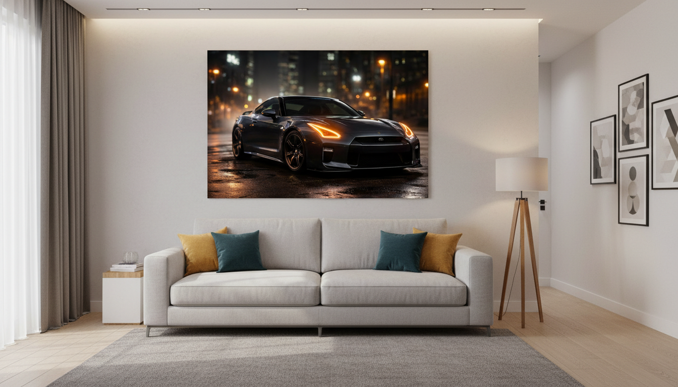 Nissan GT-R Led Headlights Frame