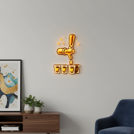 Shots Tap Neon Art