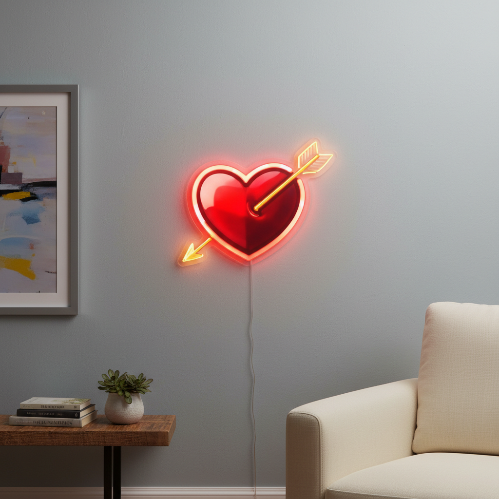 Heart Neon Art