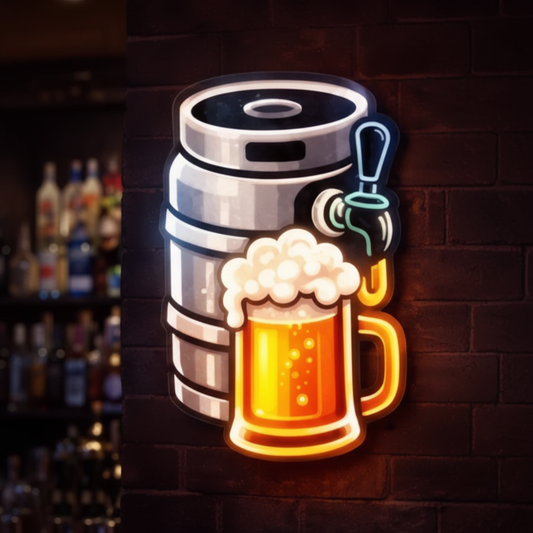 Beer Filler Neon Art