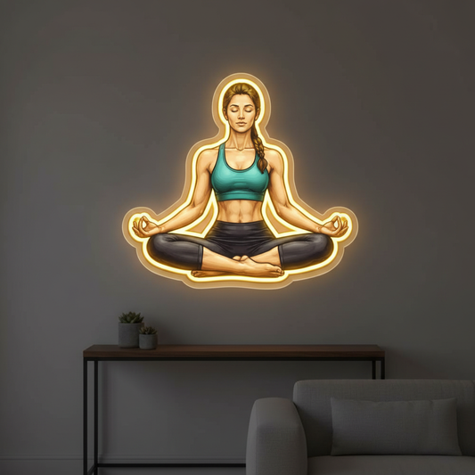 Yoga Neon Art