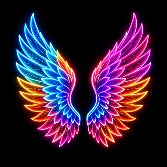 HaloFlare Signature Neon Wings