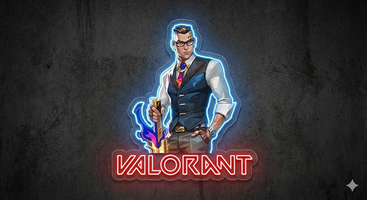 Chamber Valorant Neon Art